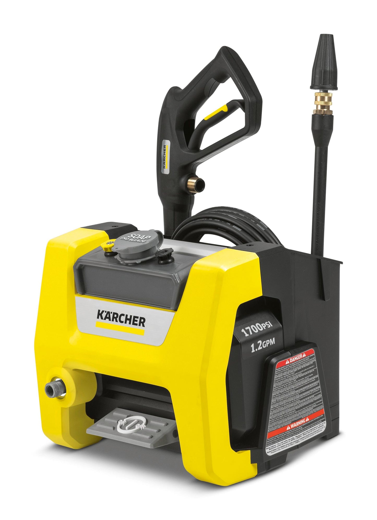 Karcher 1700 PSI 1.1-GPMs Cold Water Electric Pressure Washer with 3 Spray Tips 1.106-113.0