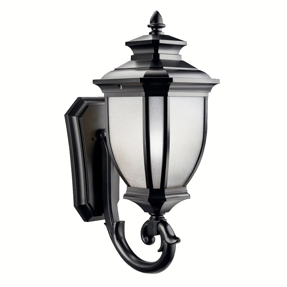 Kichler Salisbury 1 -Light 29-in H Black Hardwired Outdoor Wall Light 1253746