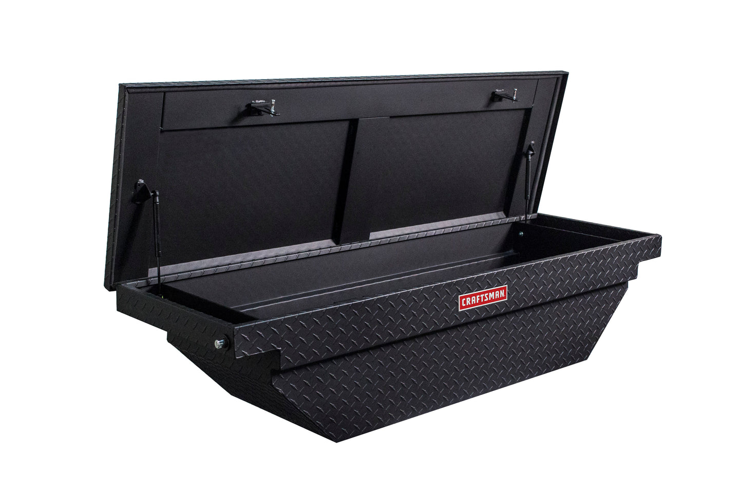 CRAFTSMAN 61.5-in x 20-in x 13-in Matte Black Aluminum Crossover Truck Tool Box