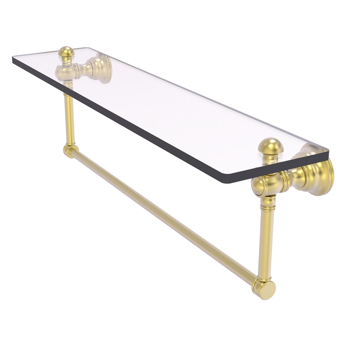 Allied Brass Carolina Satin Brass Wall mount Bathroom Shelf ( 22-in x 7-in x 5-in )