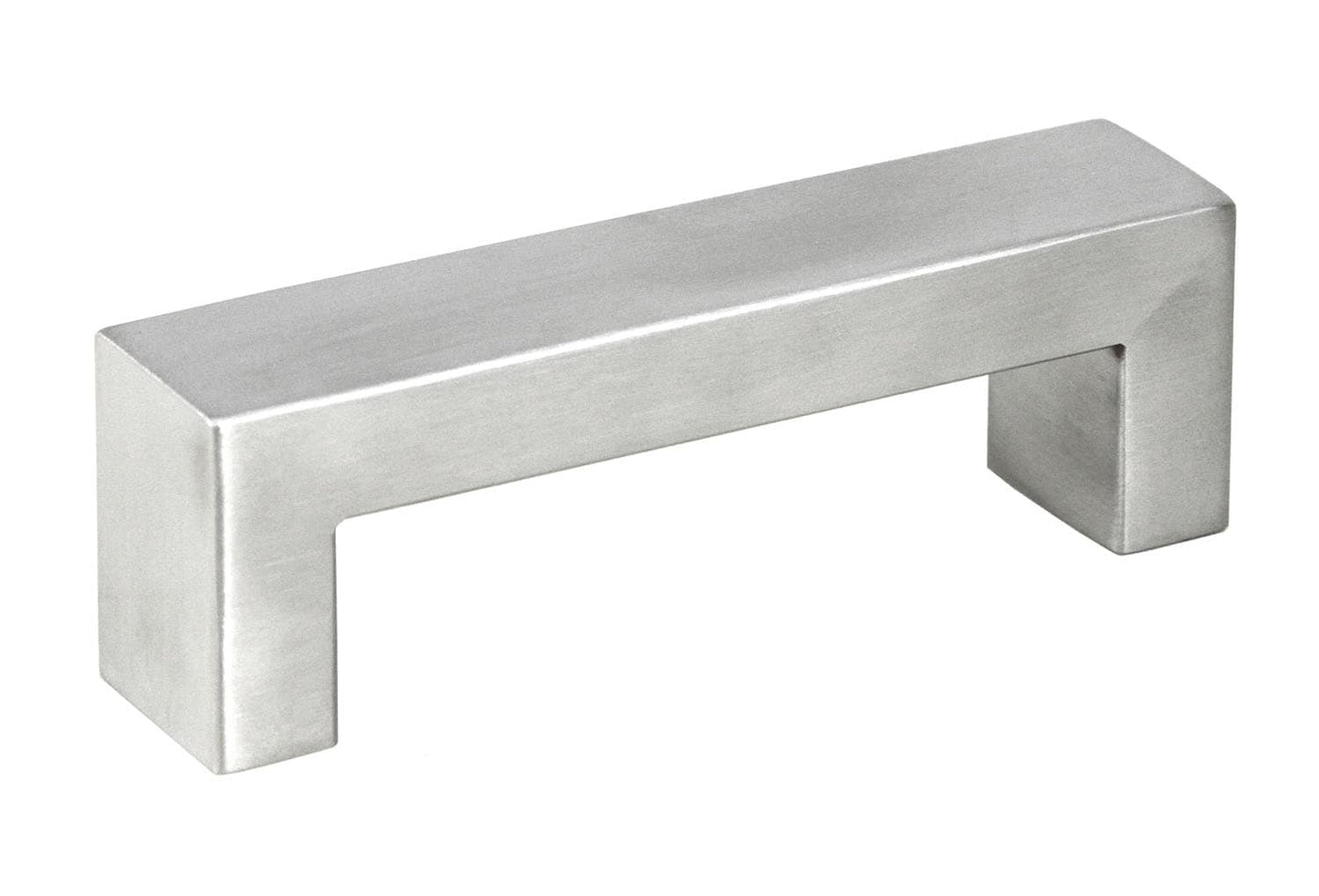 Kingsman Hardware Bold series 3-3/4-in (96Mm) Center to Center Brushed Nickel Rectangular Bar Drawer Pulls (50-Pack) 711-10-50