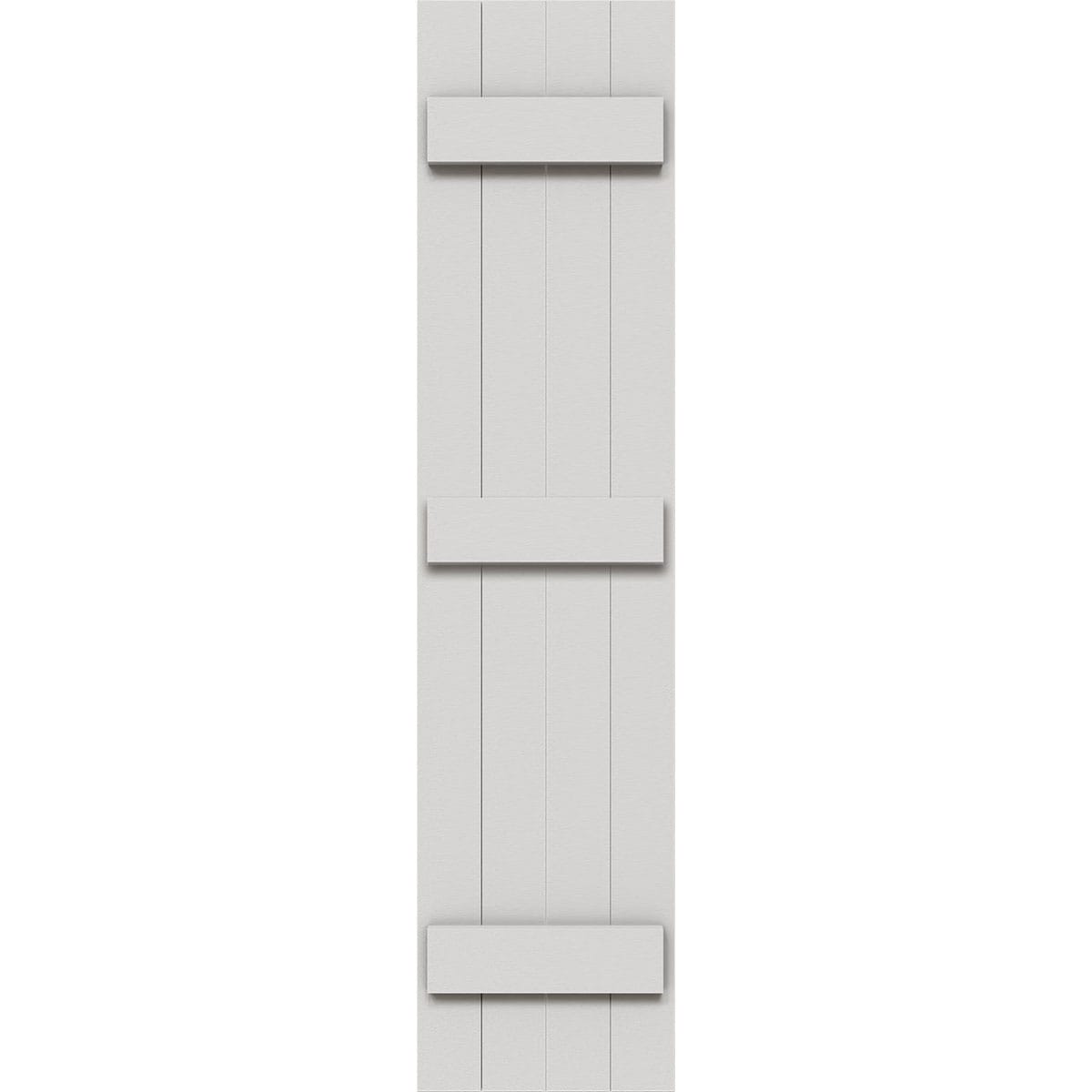 Ekena Millwork 21.5-in W x 74-in H Primed Paintable/Stainable Board and batten Exterior Shutters ( 2 -Pack )