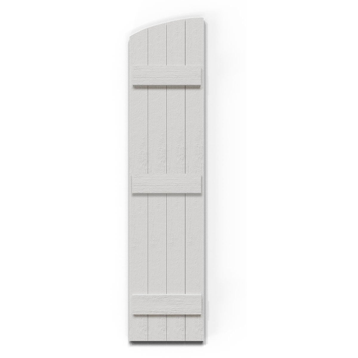 Ekena Millwork 21.5-in W x 80-in H Primed Paintable/Stainable Board and batten Exterior Shutters ( 2 -Pack )