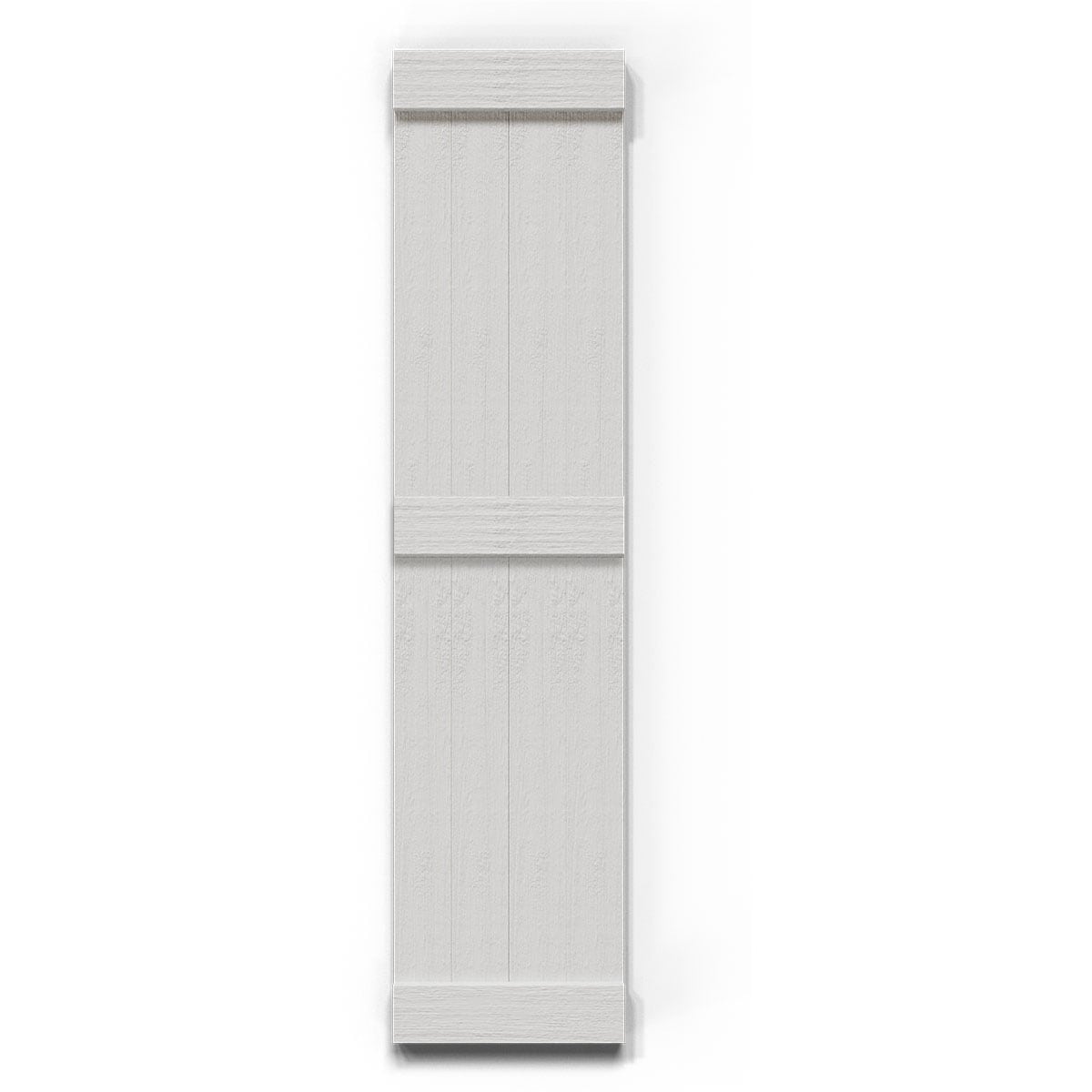 Ekena Millwork 21.5-in W x 69-in H Primed Paintable/Stainable Board and batten End batten Exterior Shutters ( 2 -Pack )