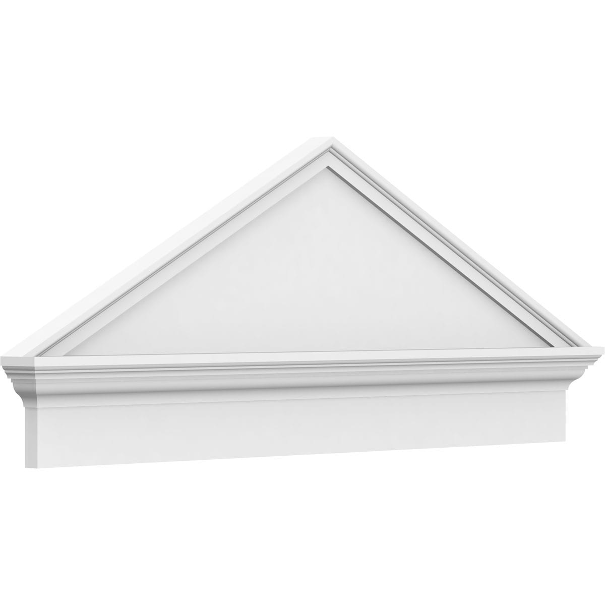 Ekena Millwork 64-in W x 22.875-in L PVC Pediment