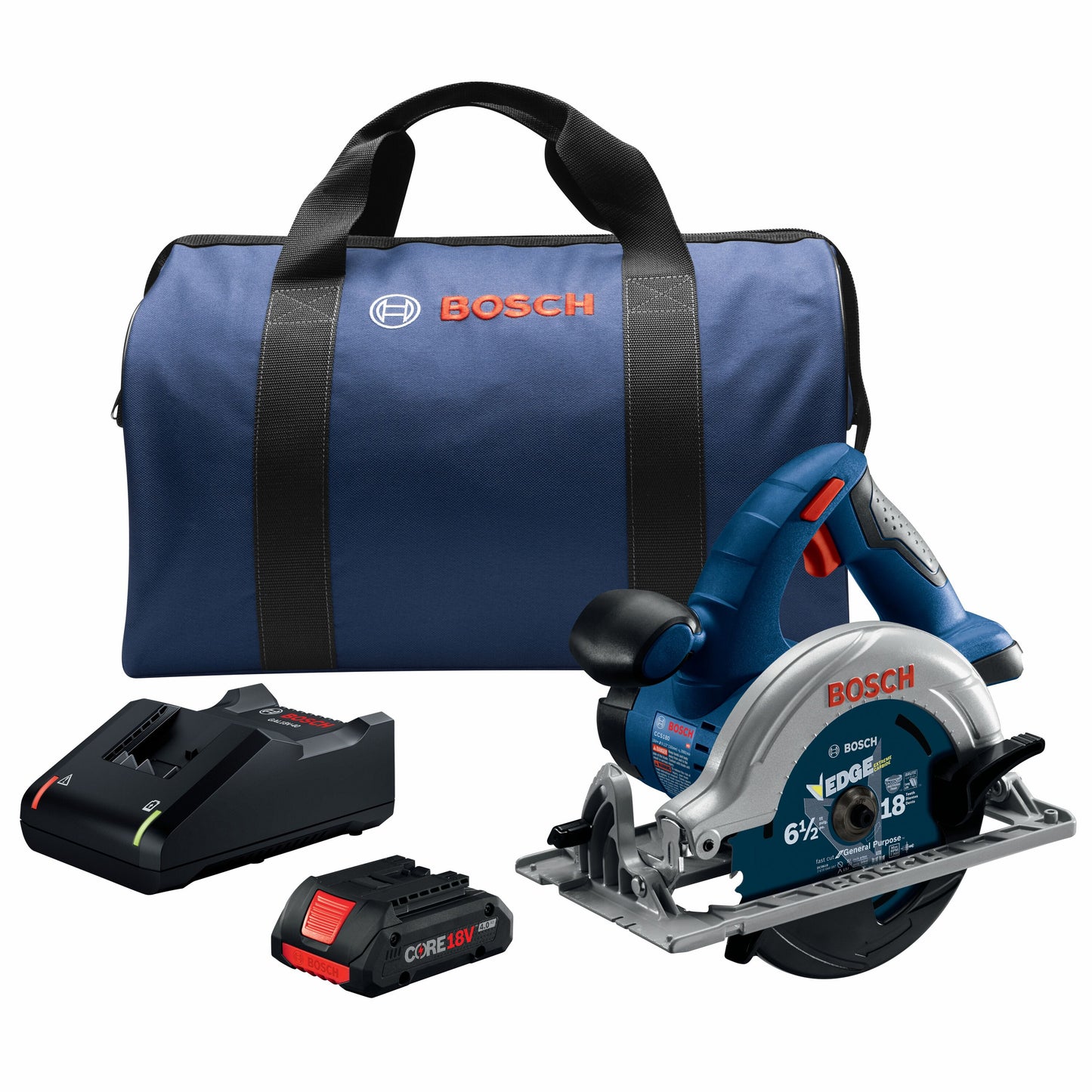 Bosch 18-volt 4 -Amp 6-1/2-in Cordless Circular saw (Battery Included and Charger Included)
