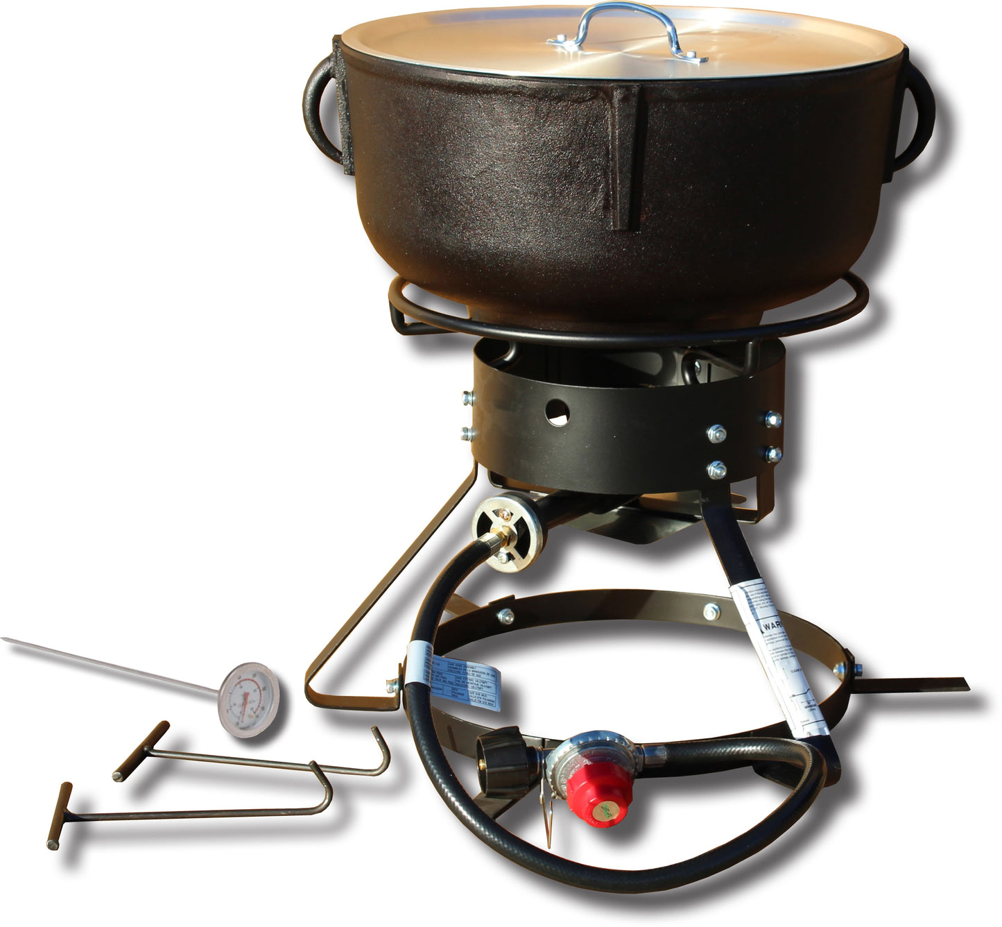King Kooker Jambalaya Cooker 1-Burner Propane Manual Steel Outdoor Burner 1204