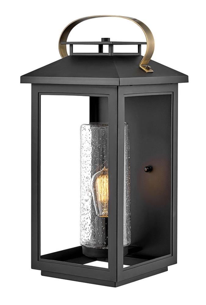Hinkley Atwater 1 -Light 20.5-in H Black Hardwired Outdoor Wall Light 3661337