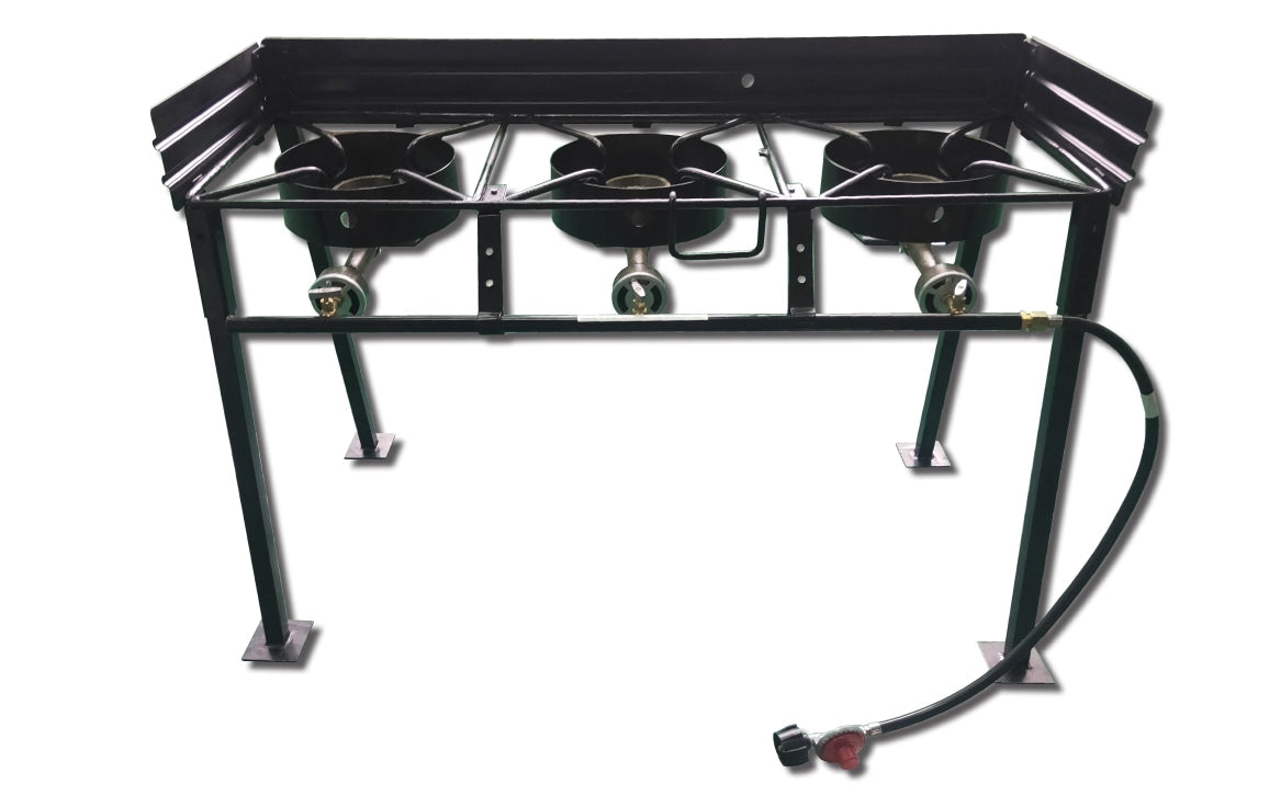 King Kooker Camp Stove 3-Burners Propane Manual Steel Outdoor Burner CS42