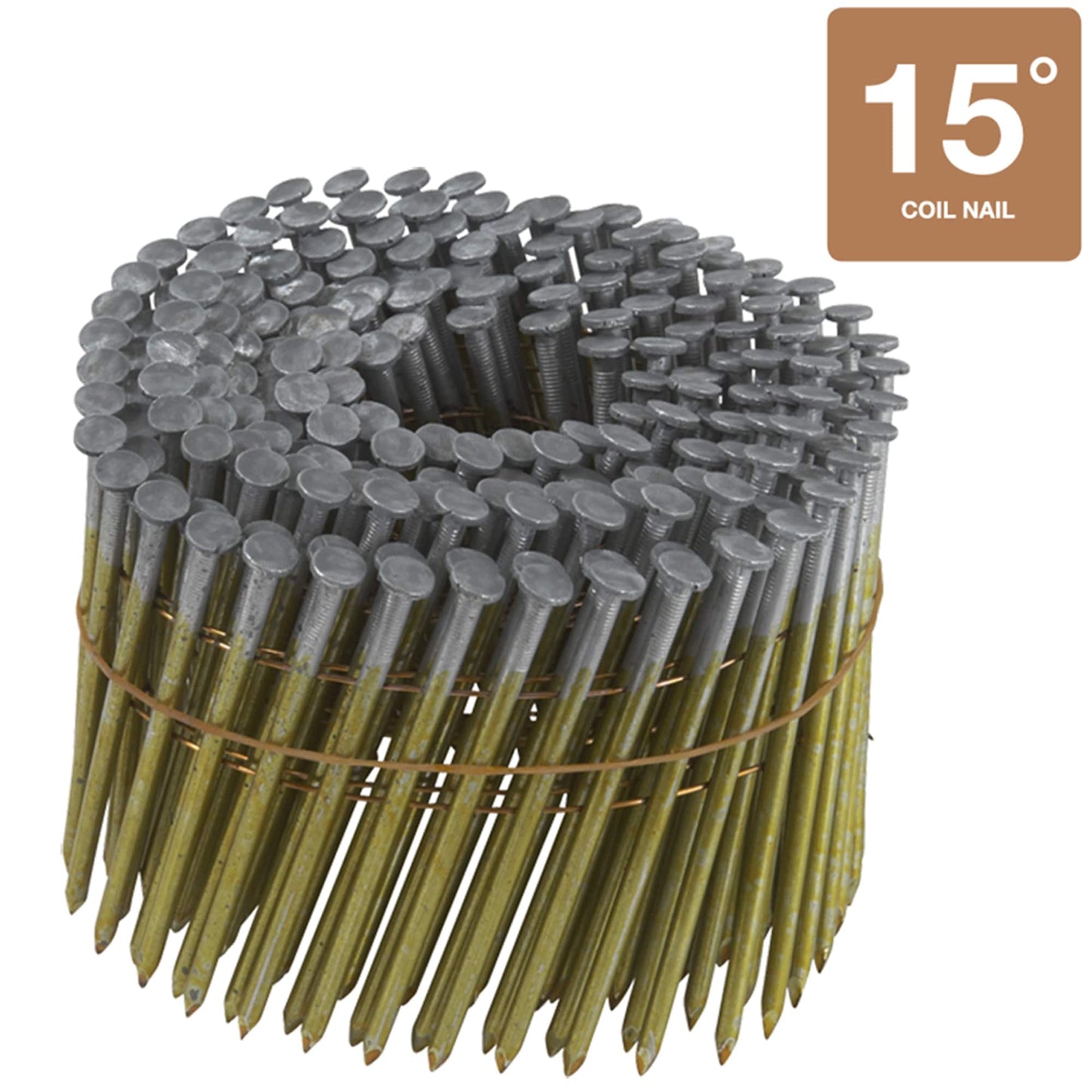Metabo HPT 3-1/4-in x 0.131-in 15 Degree Hot-Dipped Galvanized Smooth Shank Collated Framing Nails (2400-Per Box) 12714HHPT