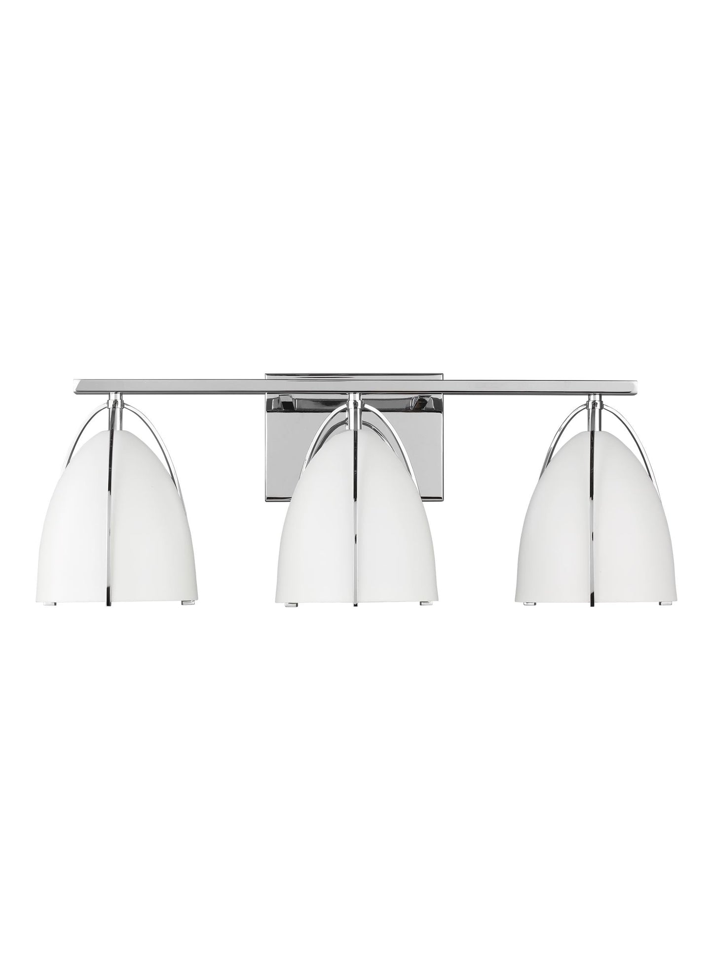 Generation Lighting Norman 24.25-in 3 Light Polished Chrome Modern/contemporary Bathroom Vanity light