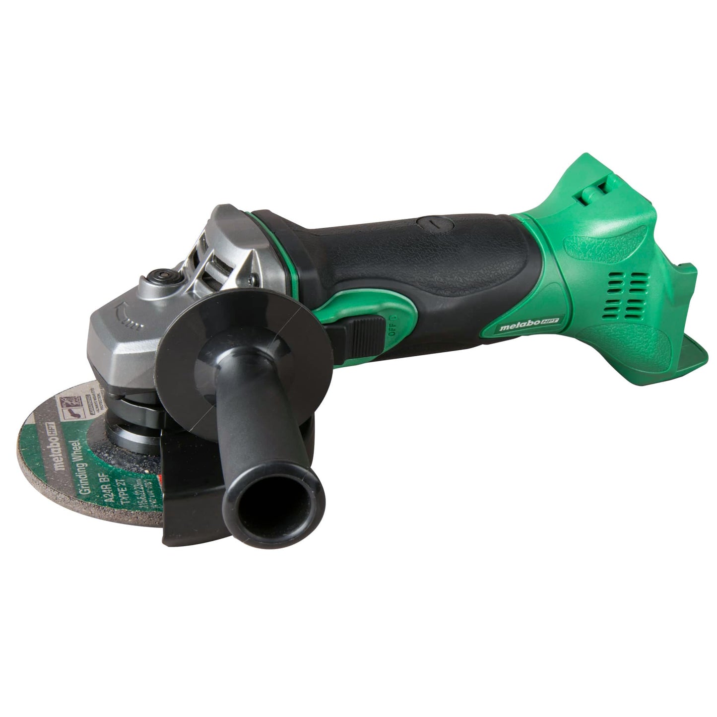 Metabo HPT 4.5-in 18-volt Sliding Switch Cordless Angle Grinder (Tool Only) G18DSL2Q4M