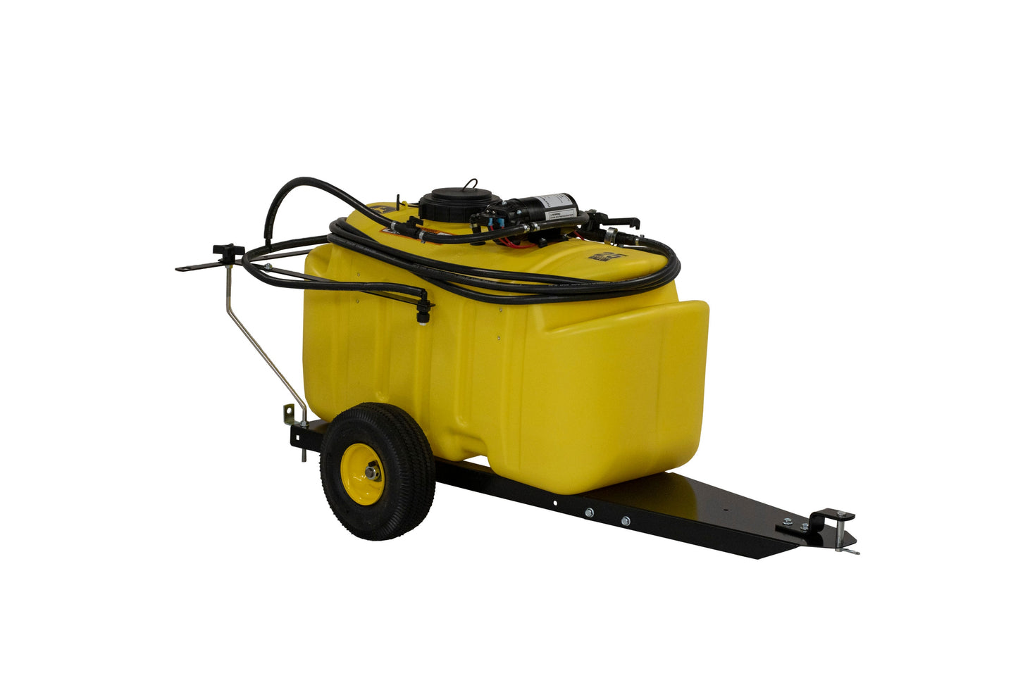 John Deere 25-Gallon 12-volt Battery Operated Plastic Pull-behind Sprayer Battery and Charger Not Included LP19479