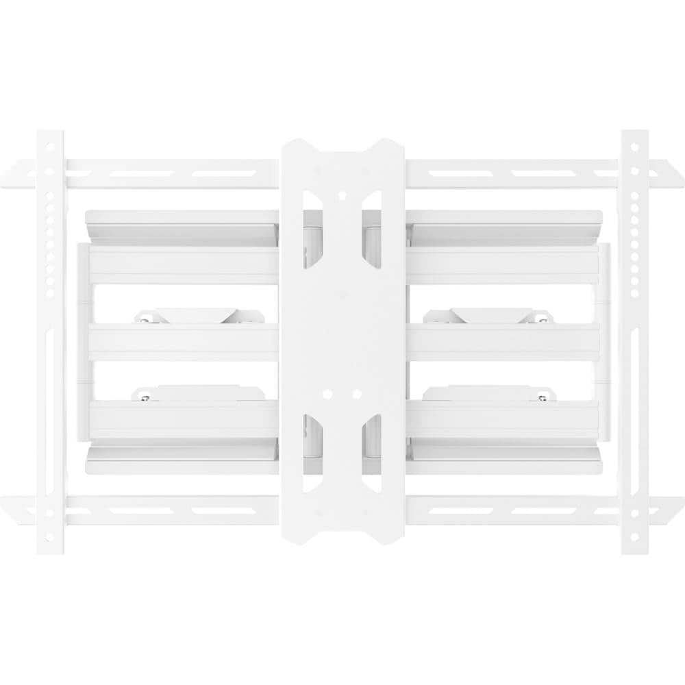 Kanto - Full-Motion TV Wall Mount for Most 37" - 75" TVs - Extends 21.8" - White