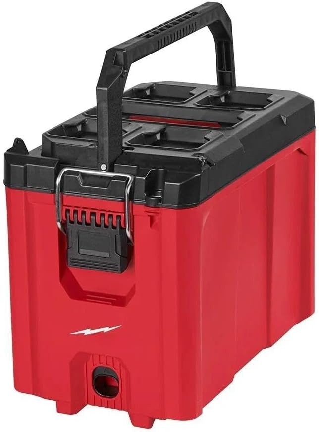 NEW 48-22-8422 Tool Box for Milwaukee PACKOUT Heavy Duty Impact Resistant Compact Tool Box Length 16.2in Width 9.8in Height 13in