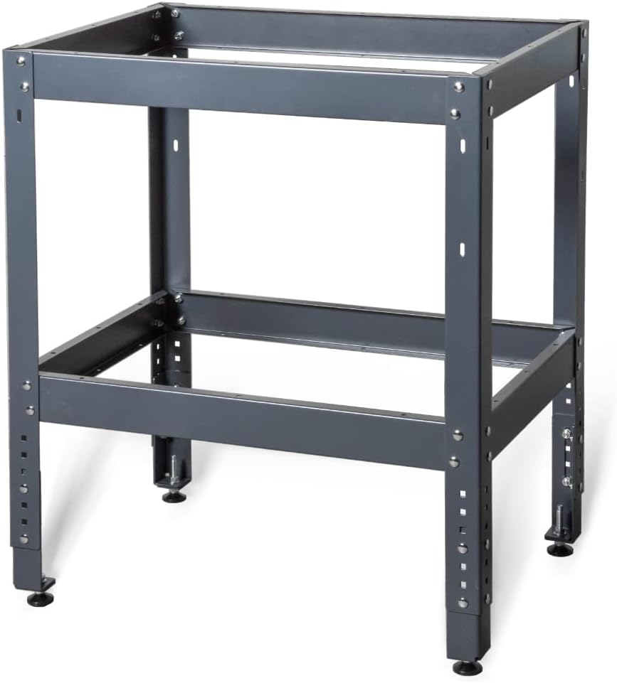 POWERTEC Tool Stand, 400lb Capacity Heavy Duty Router Table Stand with Adjustable leveling feet for Miter Saw, Drill Press, Belt Sander, Bench Grinder, Band Saw, Scroll saw, Planer (UT1006)