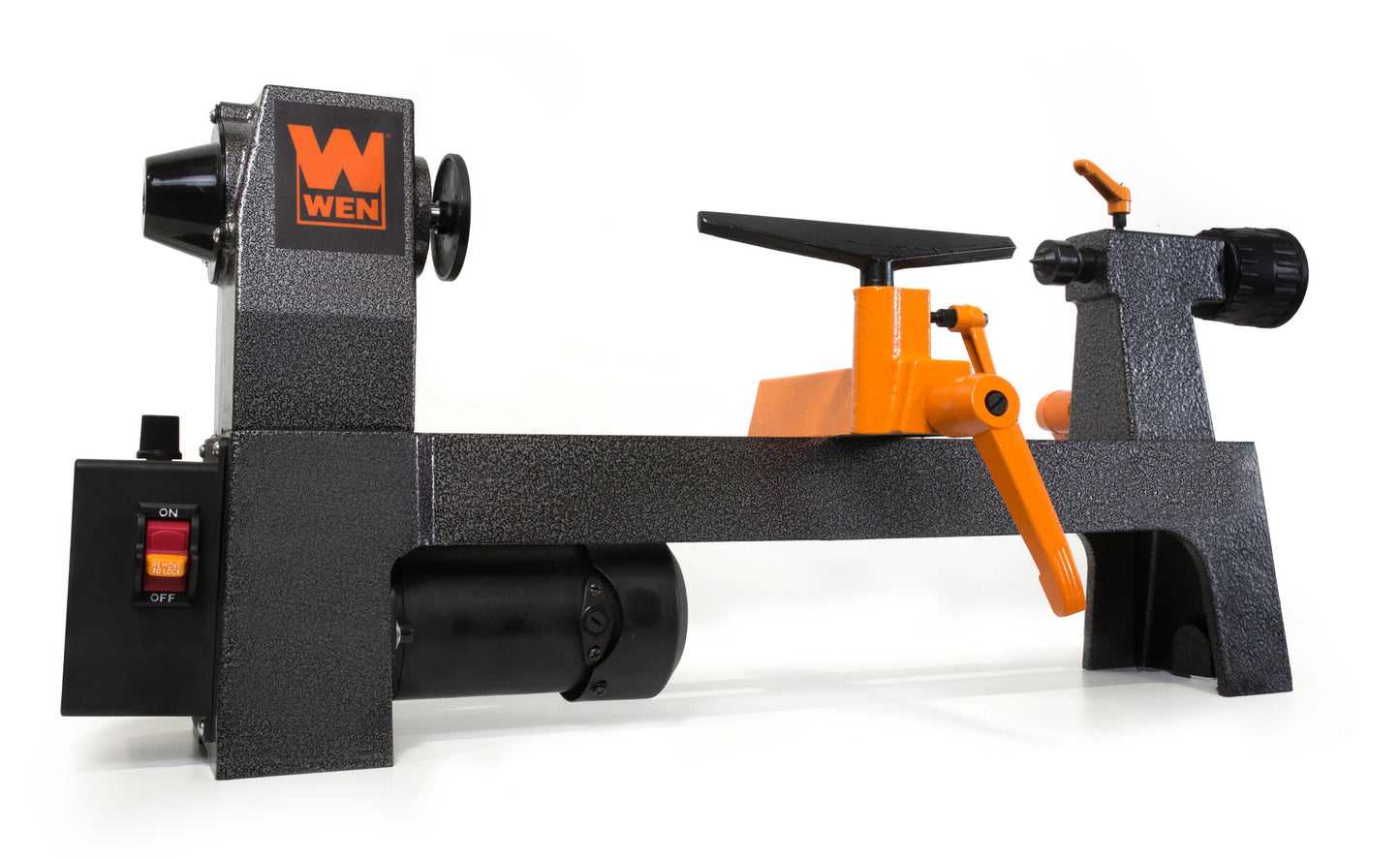 WEN 8-in x 28-in Variable Speed Wood Lathe LA3421