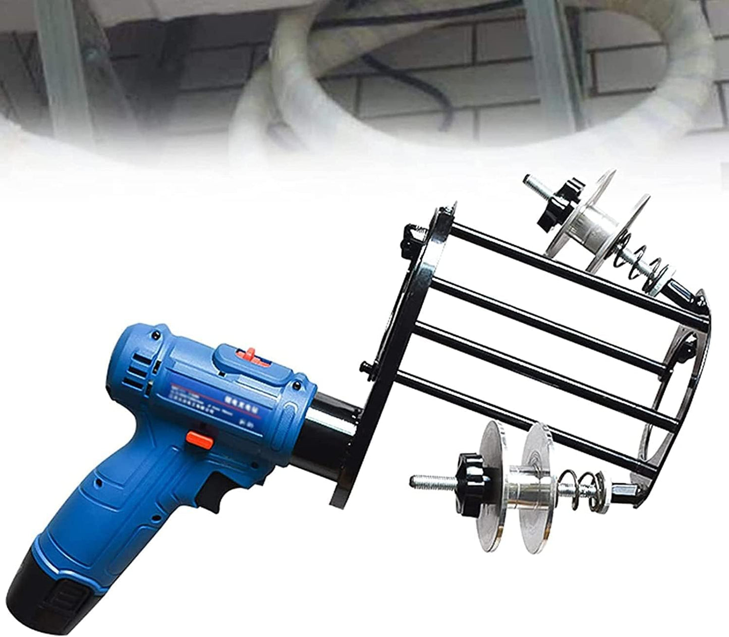 Air Conditioning Tape Winding Machine,Electric Tape Wrapping Machine Air Conditioner 7cm Pipe Cable Tie Winding Tool, Copper Pipe Taping Machine Air Condition Pipe Hand Tools