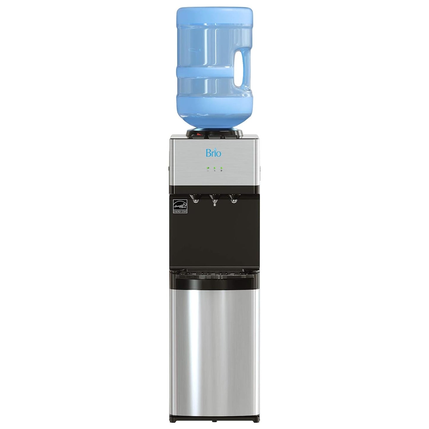 Brio Limited Edition Top Loading Water Cooler Dispenser - Hot & Cold Water, Child Safety Lock, Holds 3 or 5 Gallon Bottles - UL\/Energy Star Approved