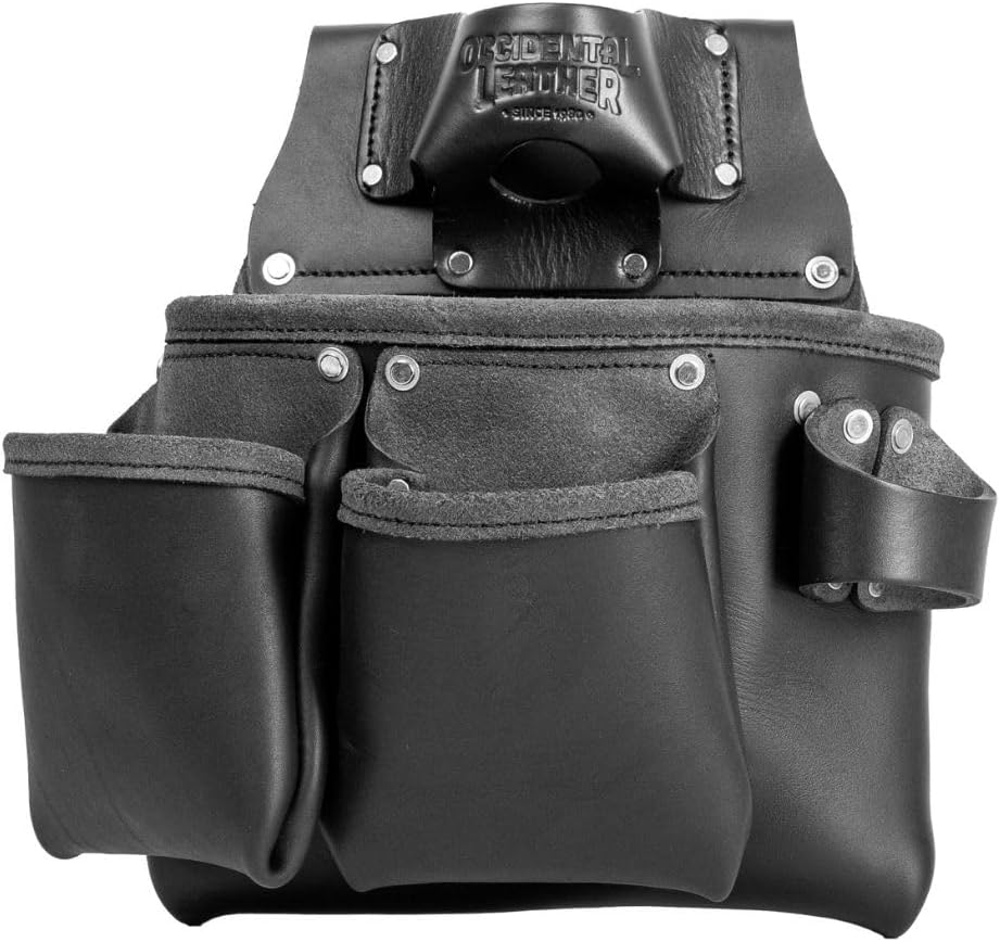 Occidental Leather UB5018DB 3 Pouch Pro Tool™ Bag - Ultra Black