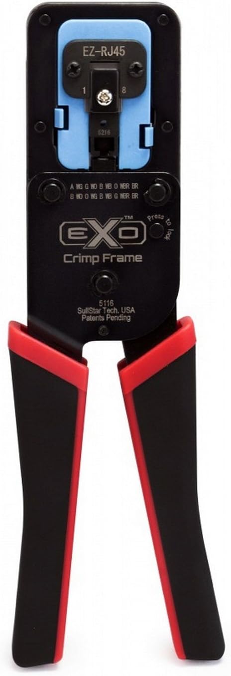Platinum Tools 100062C | EXO Crimp Frame and EZ-RJ45 Die for EZ-RJ45 Connectors