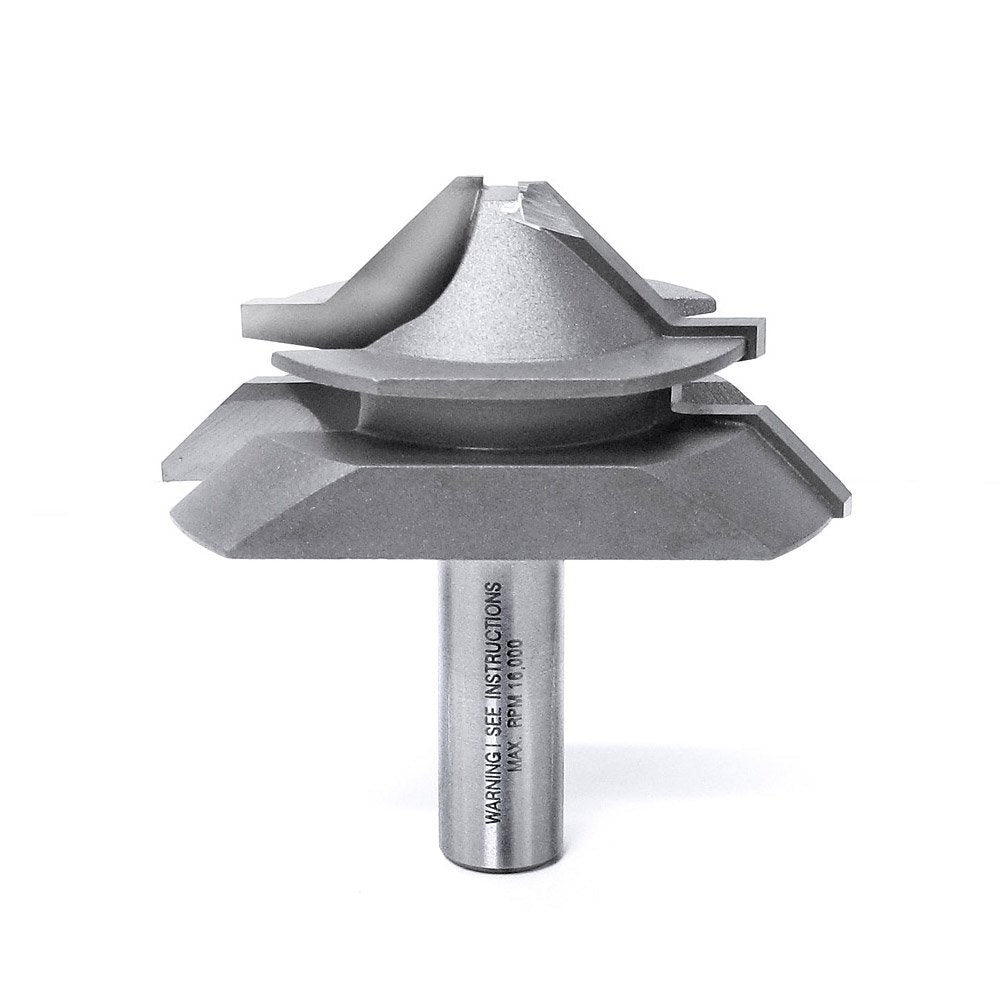 Amana Tool - 55390 Carbide Tipped Lock Miter 45 Deg x 2-11\/16 Dia x 1-3\/16 x 1\/2" Shan