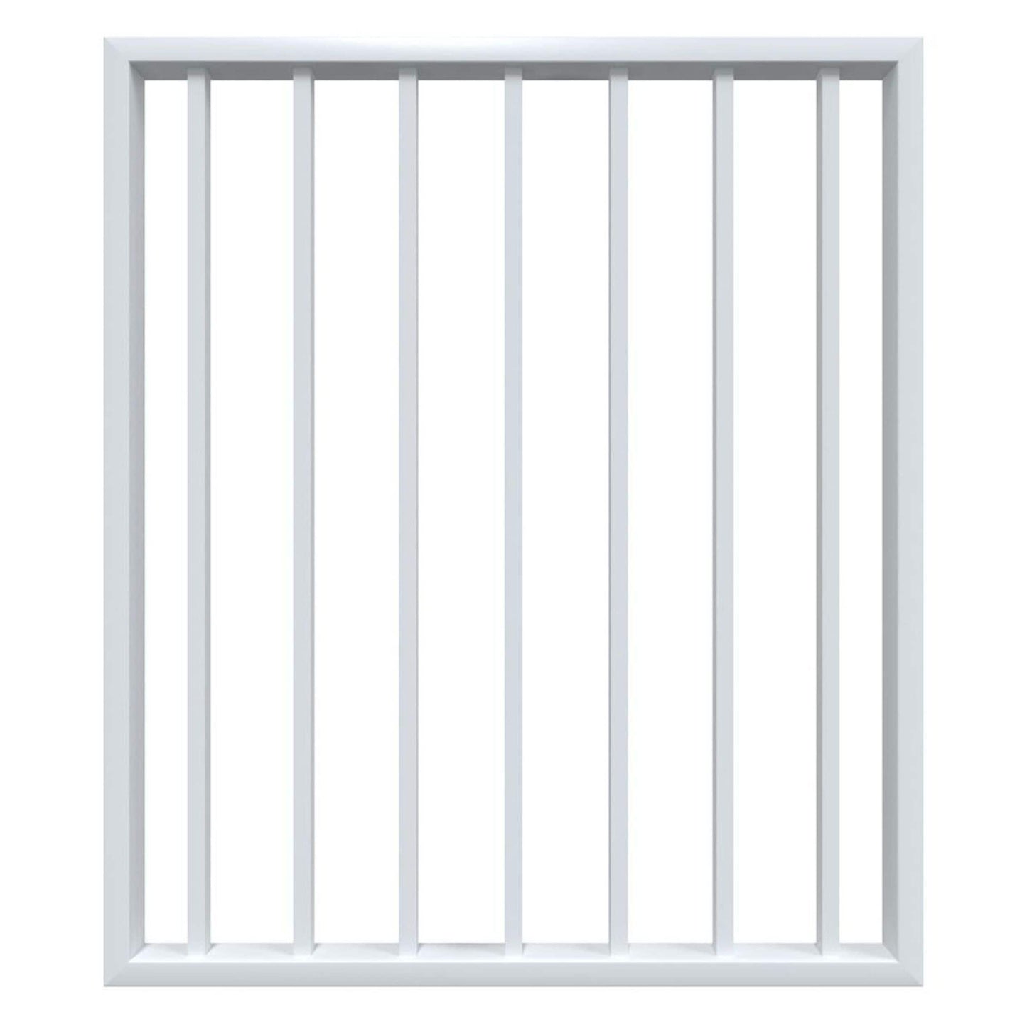 Fortress Building Products Al13 Plus 34-1/2-in L x 40-in H White Aluminum Deck Railing Gate