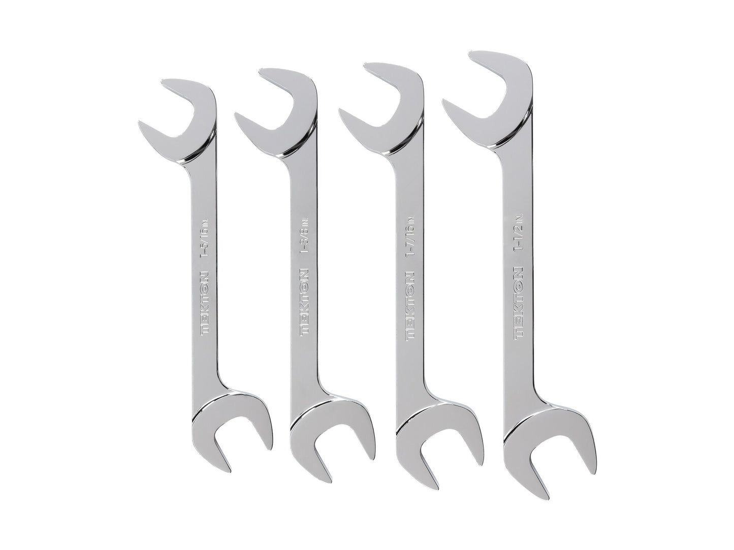 TEKTON 4-Piece Set (Sae) Angle Open End Wrench WAE90103