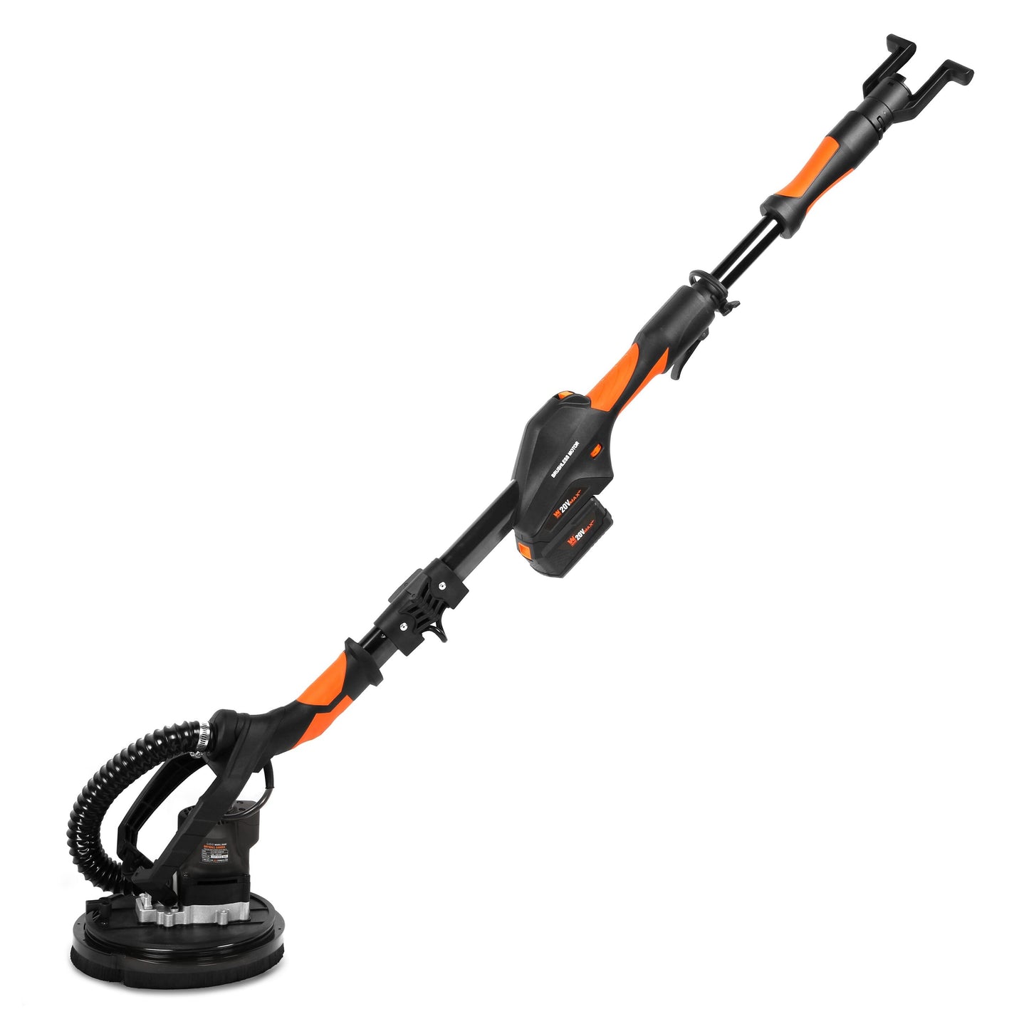 WEN 20-Volt Brushless Cordless Disc Sander with Dust Management (Battery Included) 20409