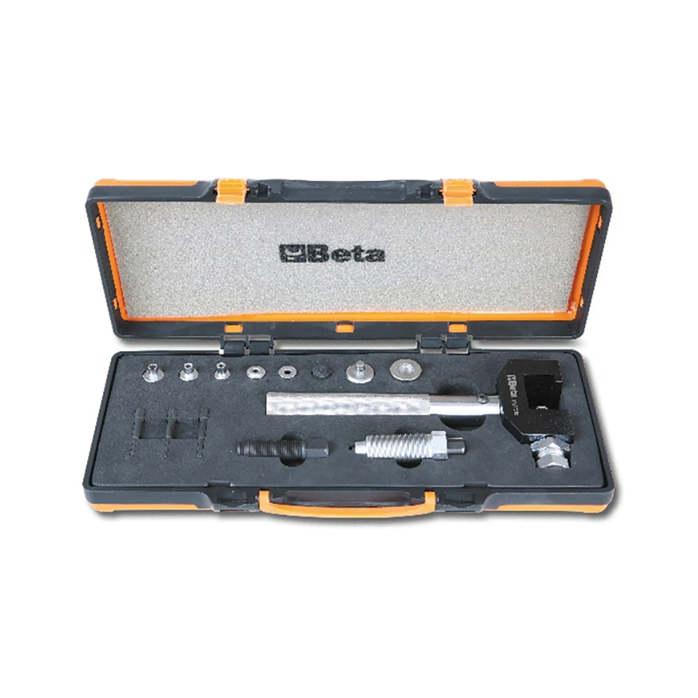 Beta Automotive Chain Riveting Kit with 15 Piece Chain Kit - 3-4-5 mm Sizes - Compatible with Various Pitches - Includes Storage Case 30800015