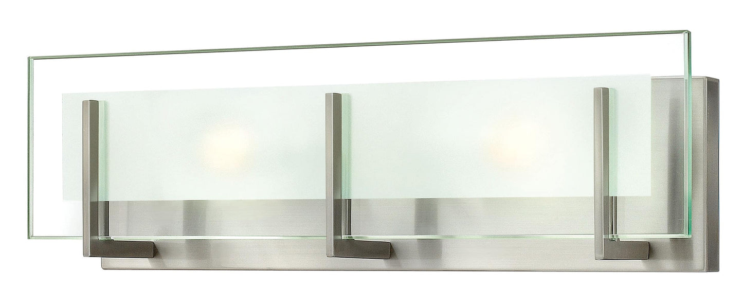 Hinkley Latitude 18-in 2 -Light Brushed Nickel Modern/contemporary Vanity light 5663162