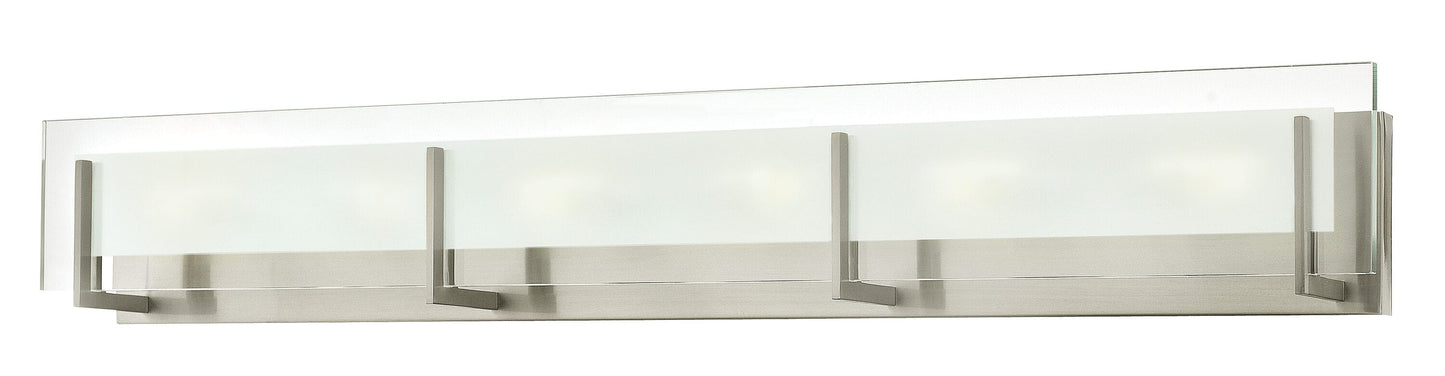 Hinkley Latitude 37.5-in 6 -Light Brushed Nickel Modern/contemporary Vanity light 5663163