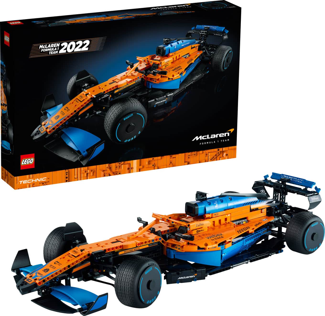 LEGO - Technic McLaren Formula 1 Race Car 42141 Model Building Kit (1,432 Pieces)