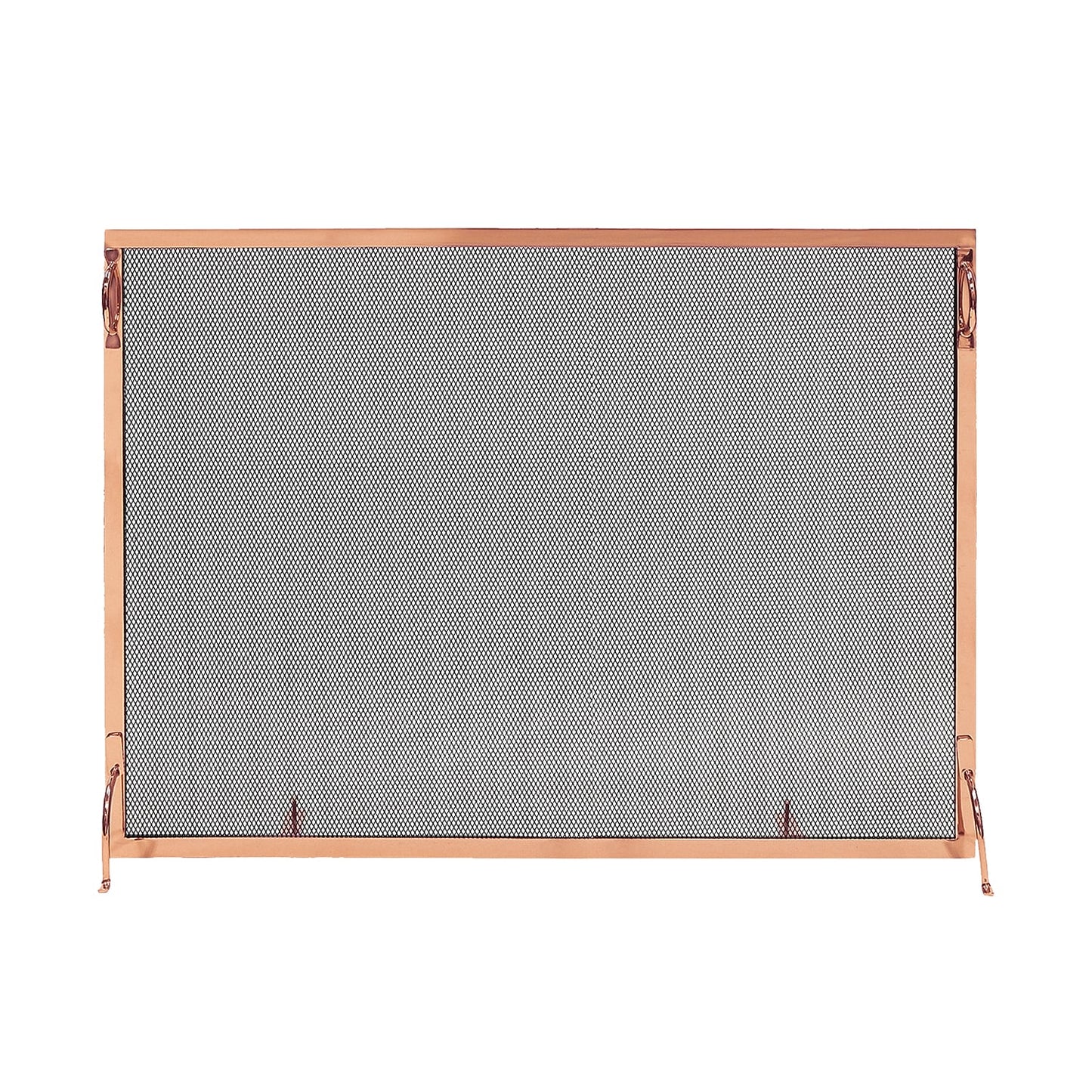 Minuteman International 8-in Copper Iron 1-Panel Flat Fireplace Screen SSM-4433CP