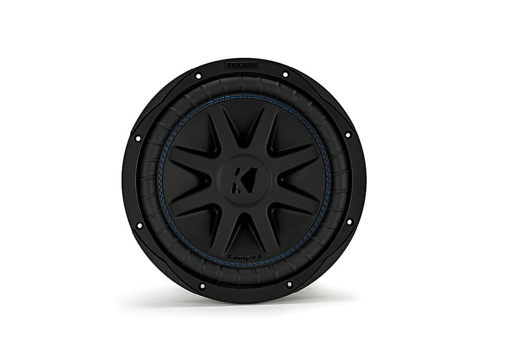 KICKER - CompVX 10" Dual-Voice-Coil 4-Ohm Subwoofer - Black