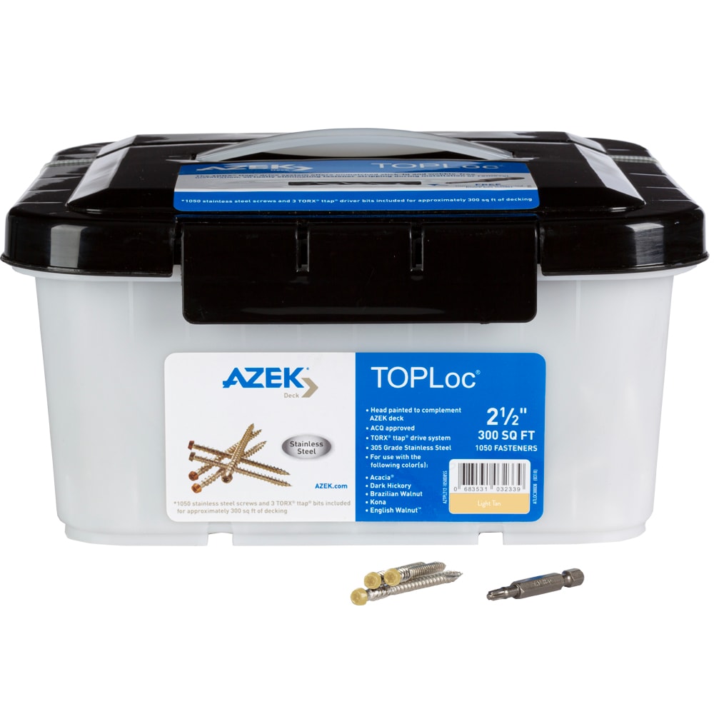 TimberTech #10 x 2-1/2-in Composite Deck Screws ( 1050 -Per Box )