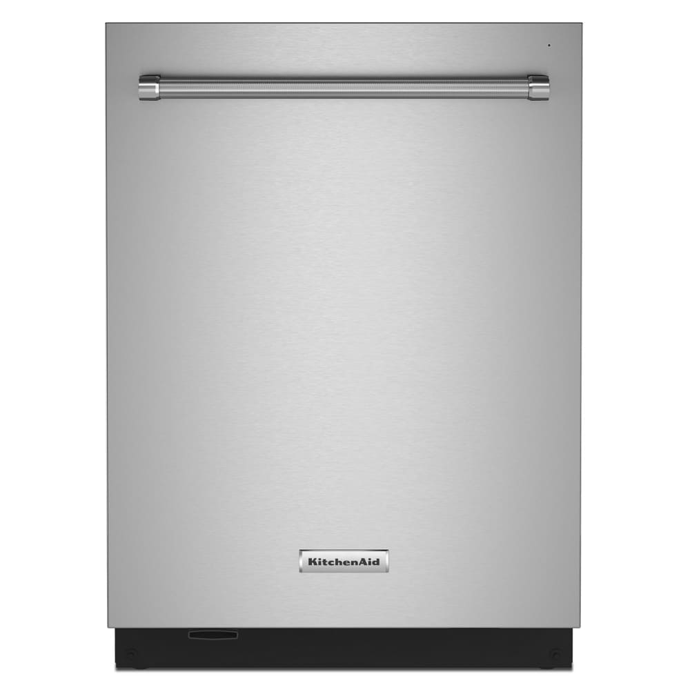 KitchenAid Eco Series 24-in Top Control Built-in Dishwasher ( Stainless Steel with PRINTSHIELD Finish ) With Third Rack, ProWash, ProDry , 44-Decibel