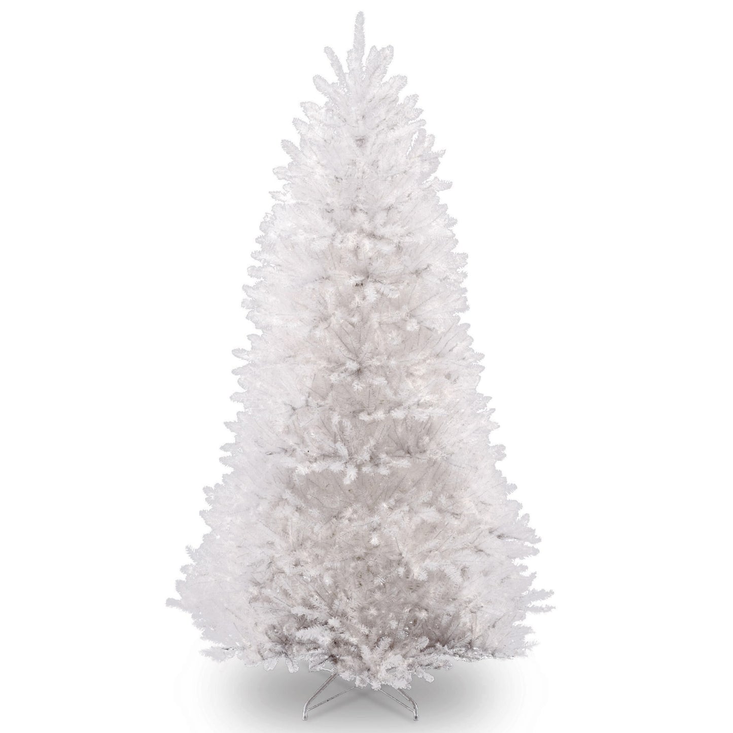 National Tree Company 7.5-ft Dunhill fir White Artificial Christmas Tree