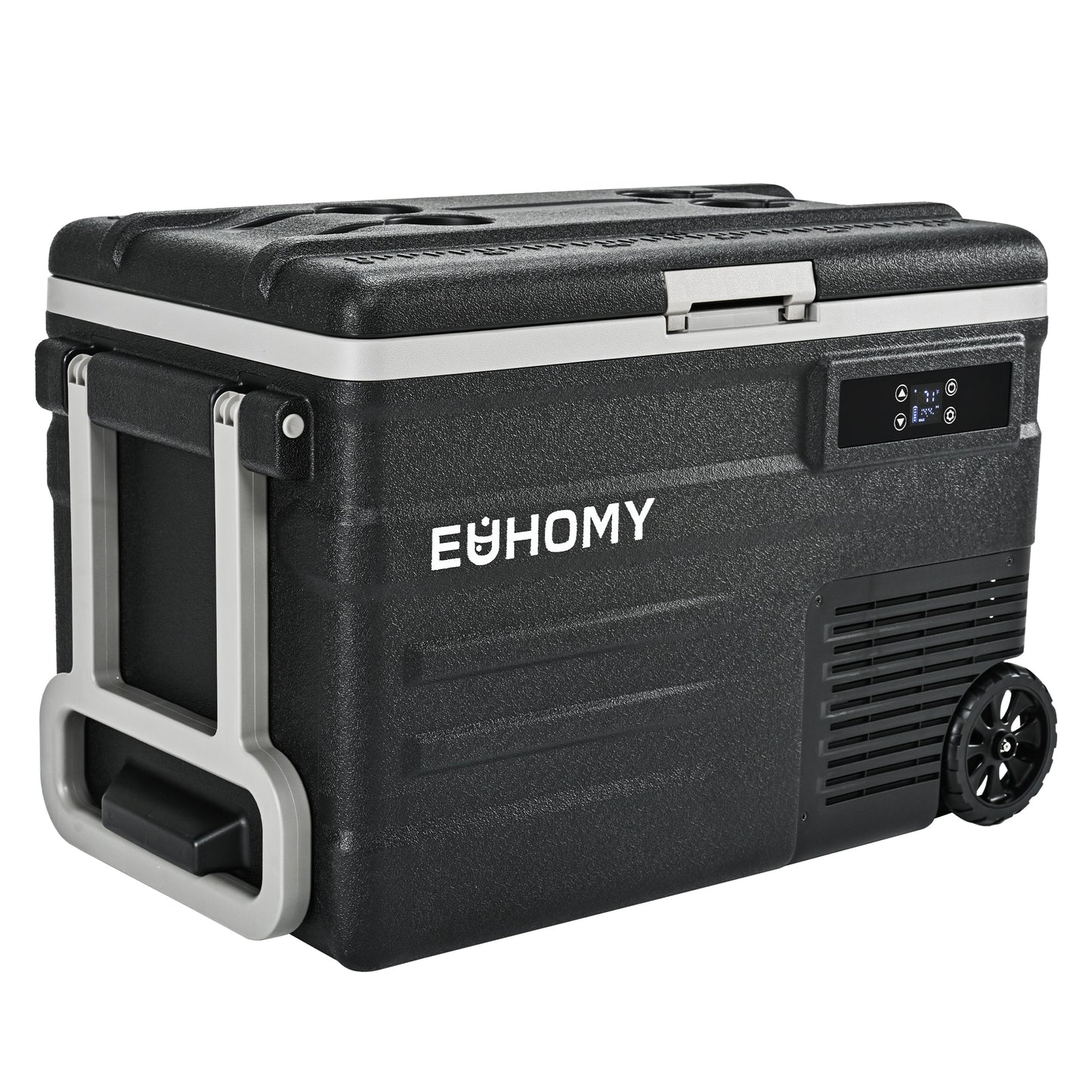 SIMZLIFE 1.59-cu ft Garage Ready Chest Freezer Convertible to Refrigerator ( Black )