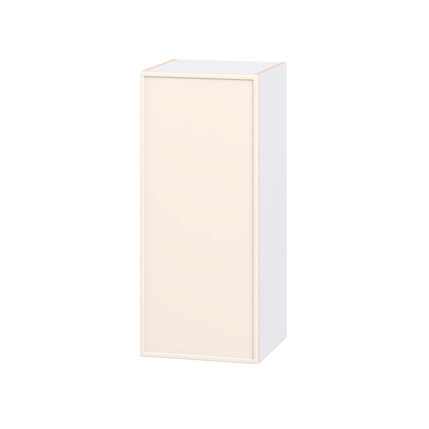 Hugo&Borg Chapel Hill 15-in W x 35-in H x 14.91-in D Washed Linen Wall Fully Assembled Cabinet Flat Panel Slim shaker