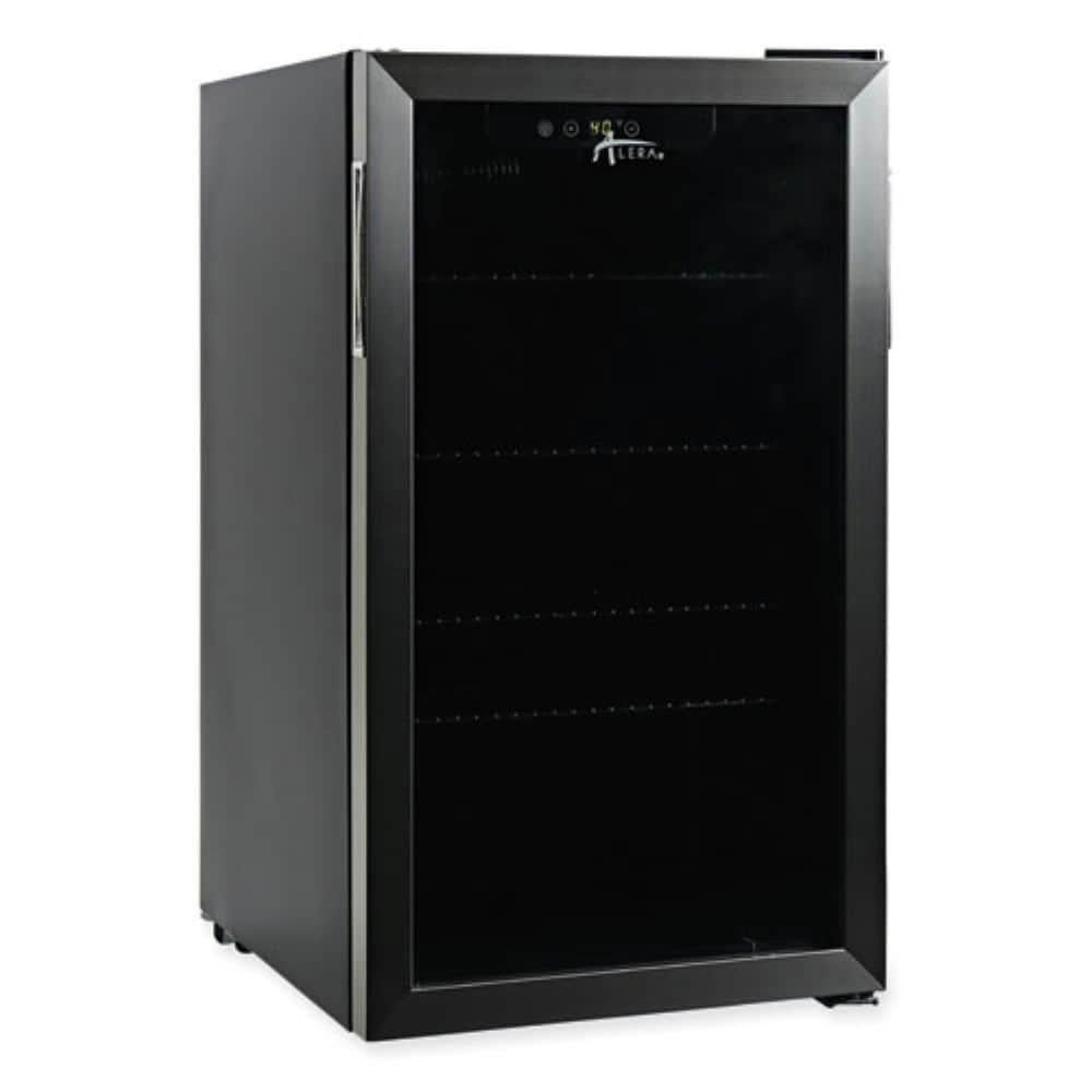 Alera JC-90VEL-F 3.4 Cu. Ft. Stainless Steel Beverage Cooler - Stylish and Efficient