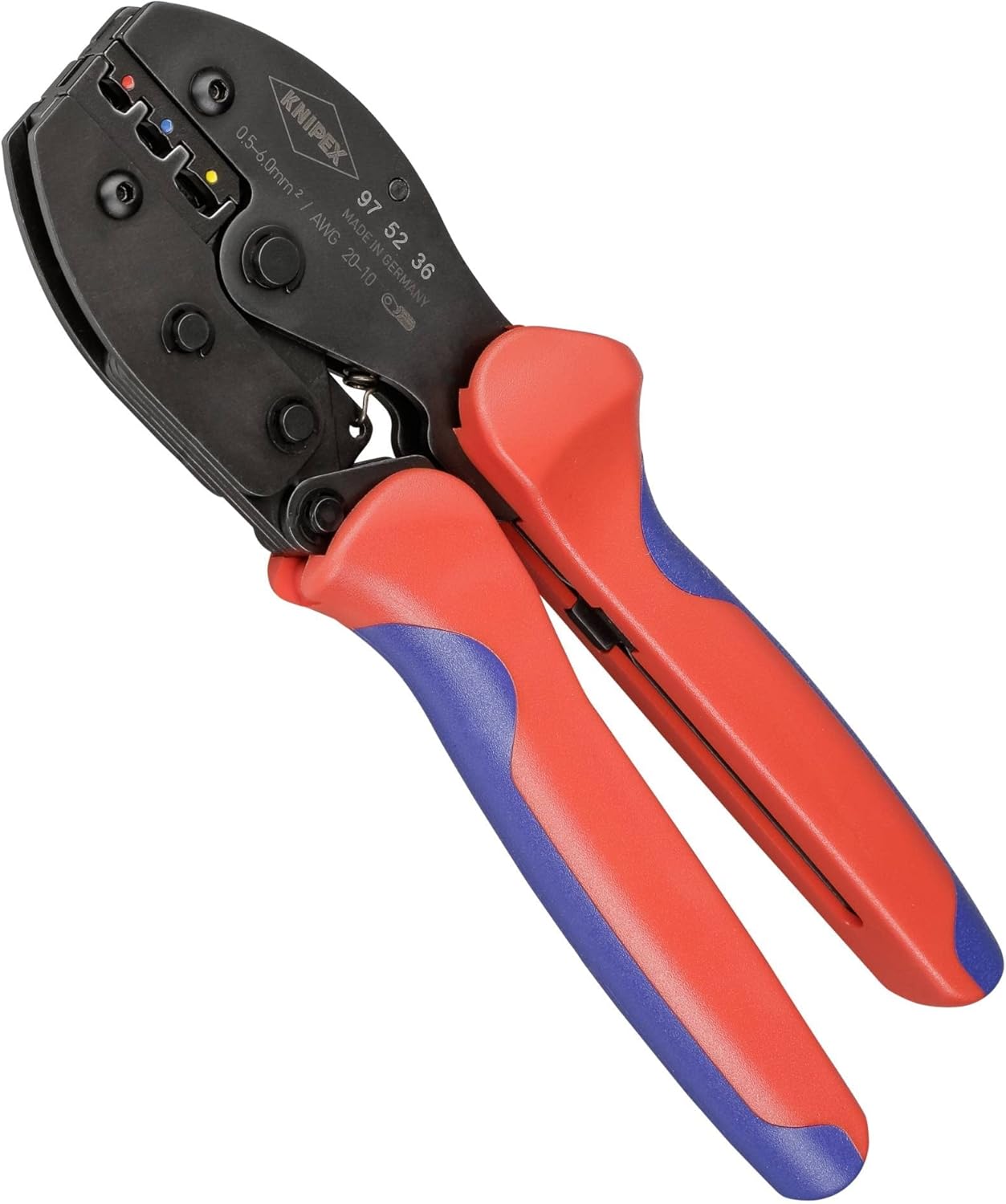 Knipex 97 52 36 0,5-6mm Crimping Pliers "PreciForce" for insulated terminals