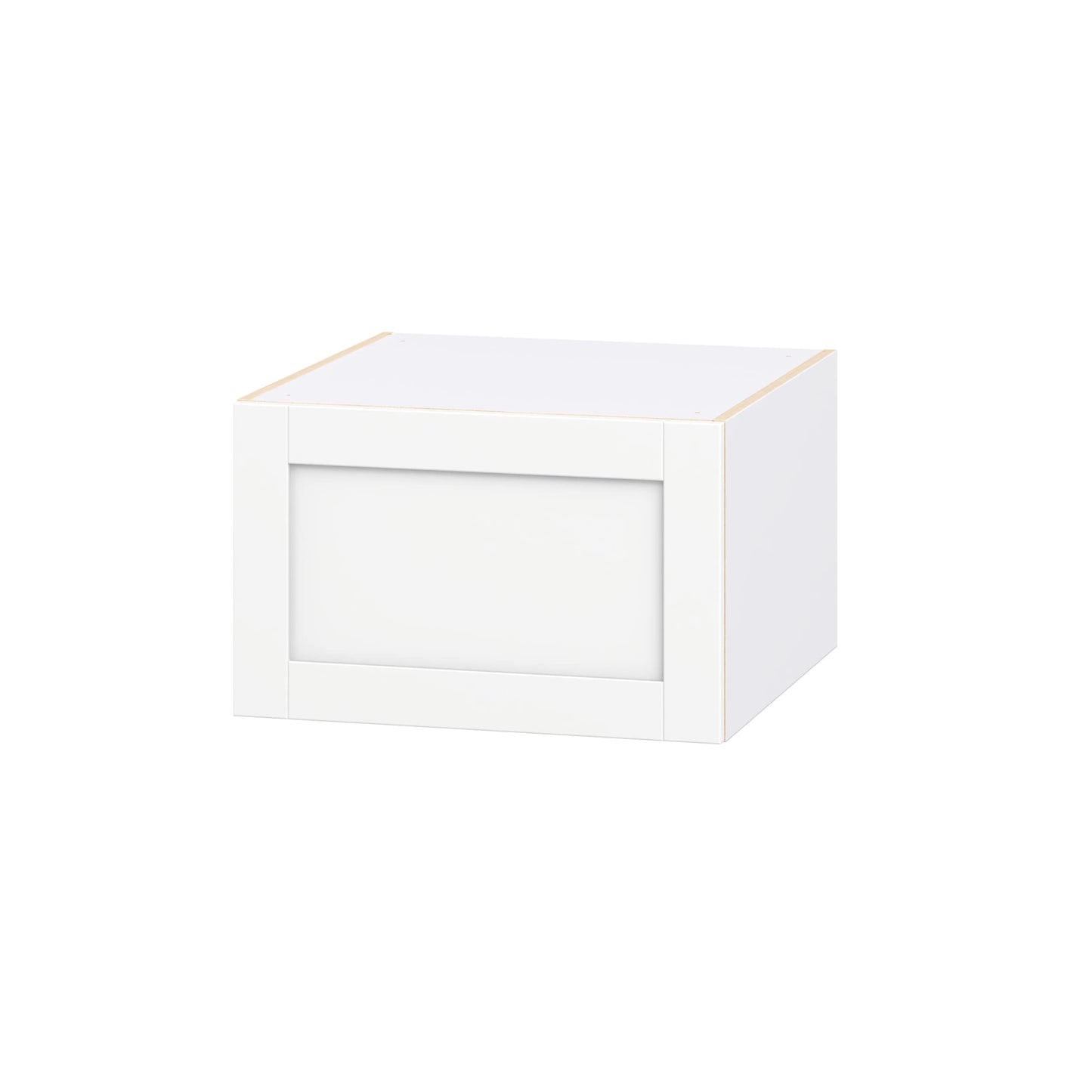 Hugo&Borg Rosemont 24-in W x 15-in H x 24-in D Bright White Wall Fully Assembled Cabinet Recessed Panel Shaker