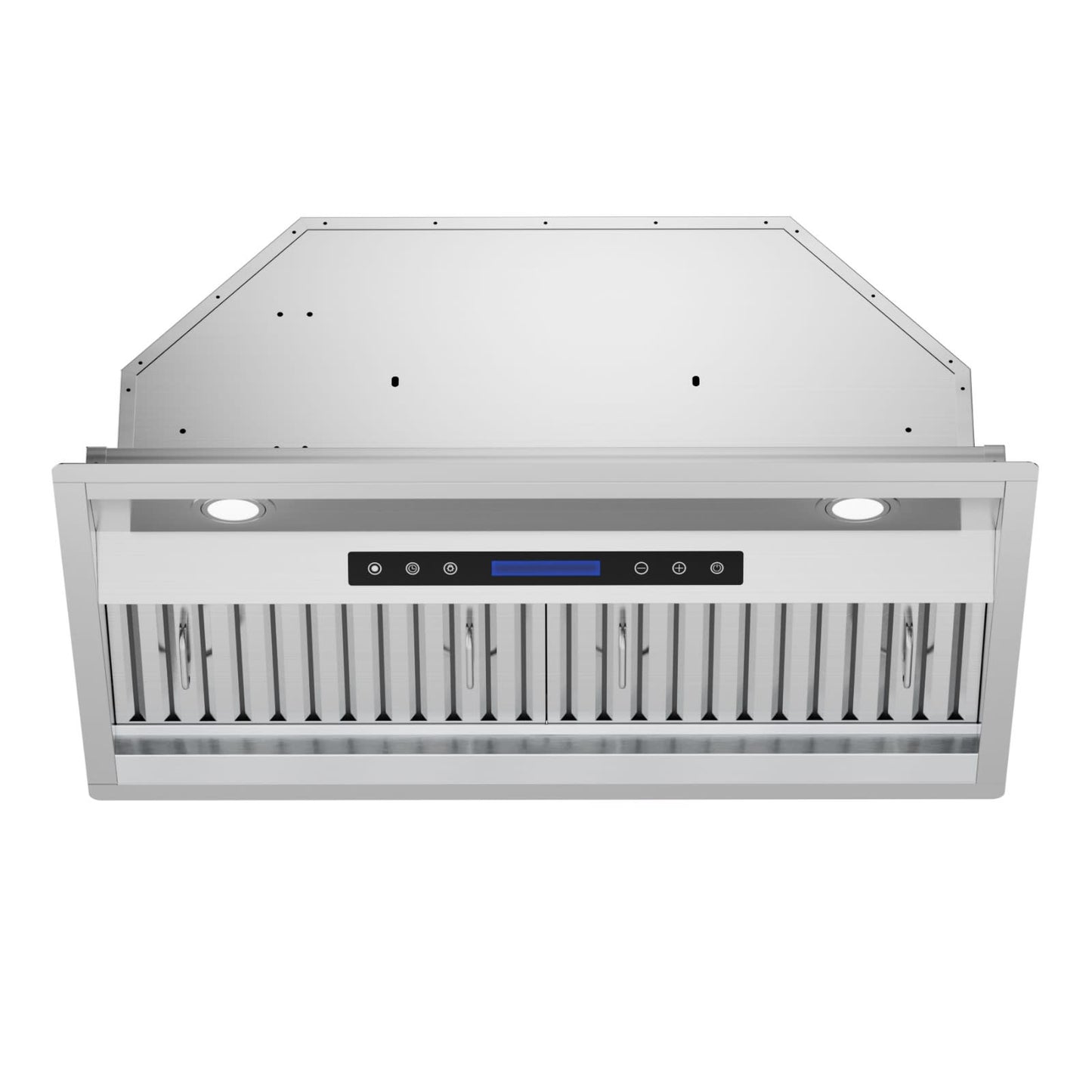 DIVAN 30IN 600CFM Insert Under Cabinet Stainless Range Hood with 4-Speed Touch Control