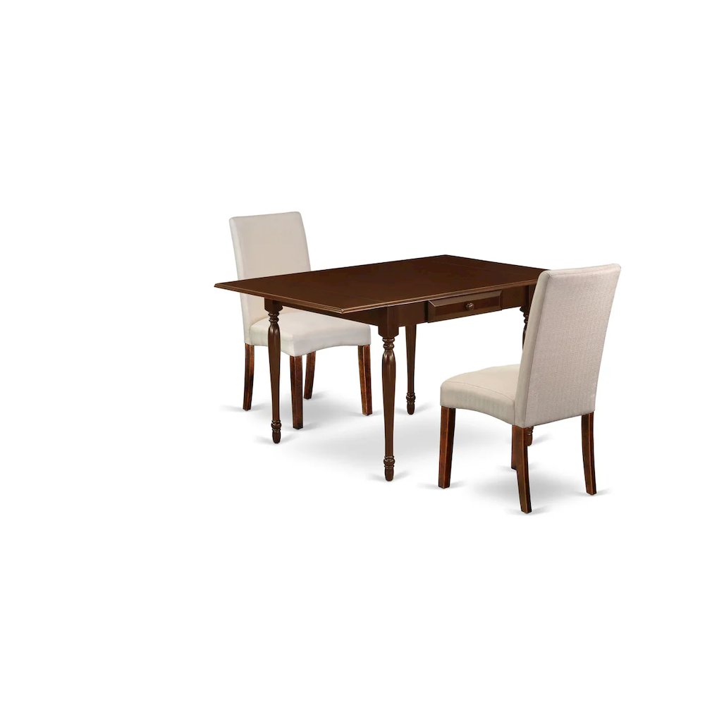 East West Furniture Dining Room Set Mahogany