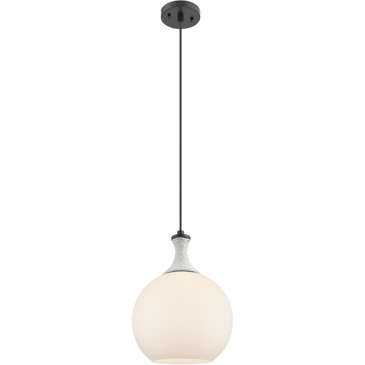 Innovations Lighting 415-1PR-BK-G121-10 Astor Mini Pendant Matte Black
