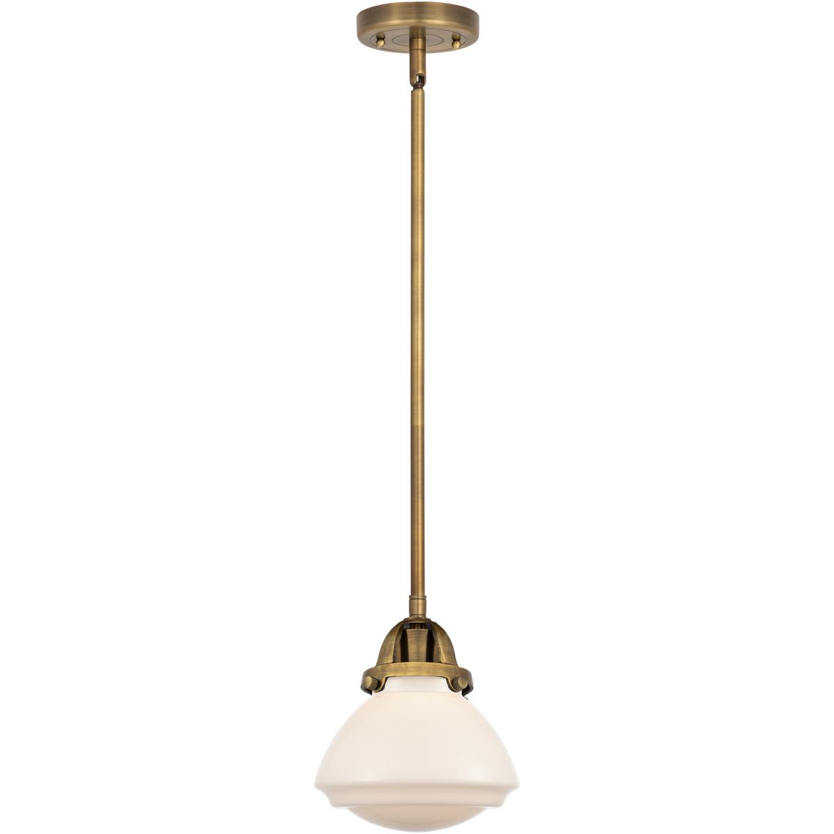 Innovations Lighting 288-1S-BB-G321 Nouveau 2 Olean Mini Pendant Brushed Brass