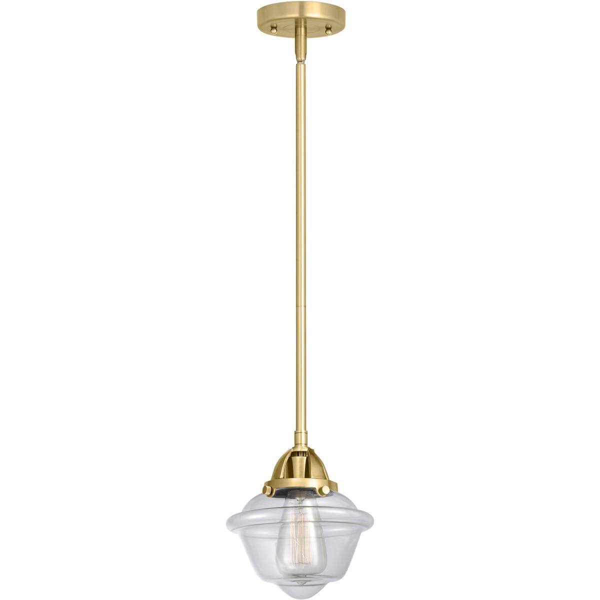 Innovations Lighting 288-1S-SG-G532-LED Nouveau 2 Oxford Mini Pendant Satin Gold