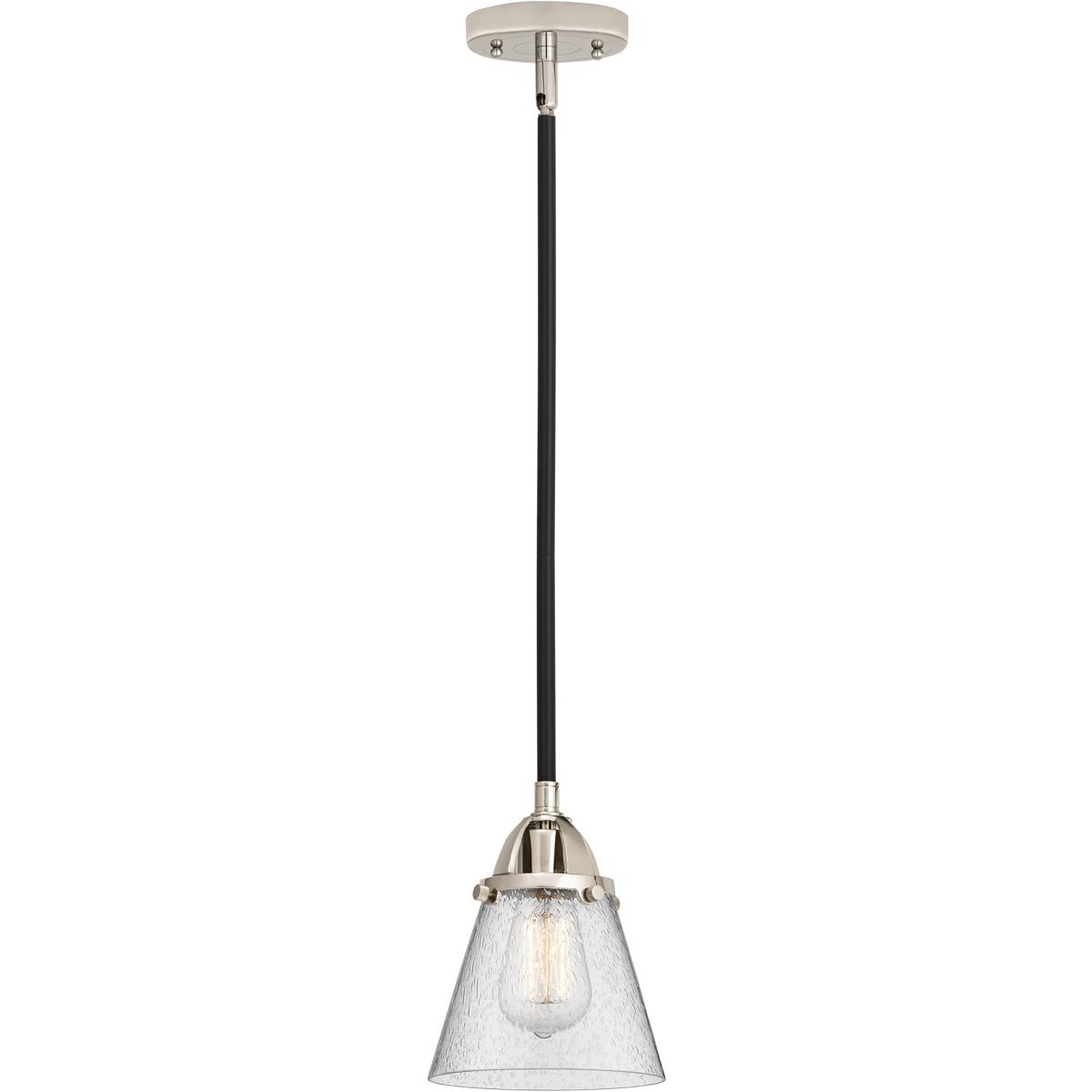 Innovations Lighting 288-1S-BPN-G64 Nouveau 2 Cone Mini Pendant Black Polished Nickel