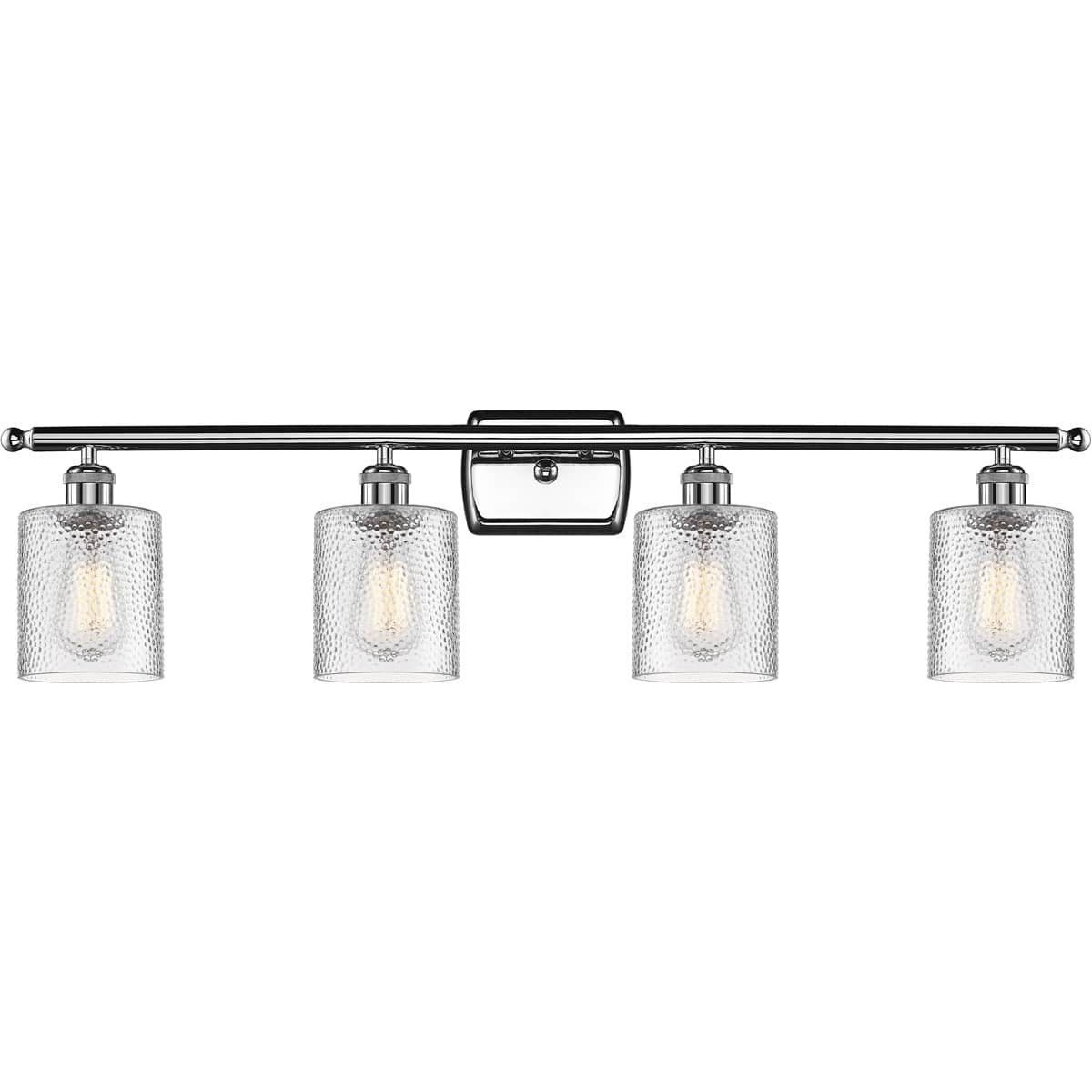 Innovations Lighting 516-4W-PC-G112 Ballston Cobbleskill Bathroom Vanity Light Polished Chrome
